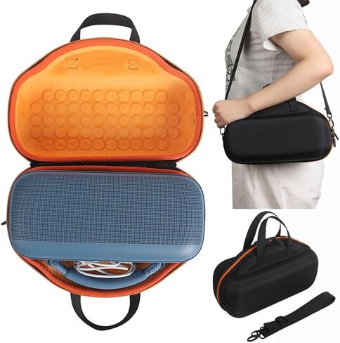 Hard Travel Case for Bose SoundLink Max Portable Speaker Large Waterproof Wireless Bluetooth Speaker,for Bose SoundLink Max Portable Speaker Hard Protective Case-XDQDFDC(Orange) in Saudi Arabia