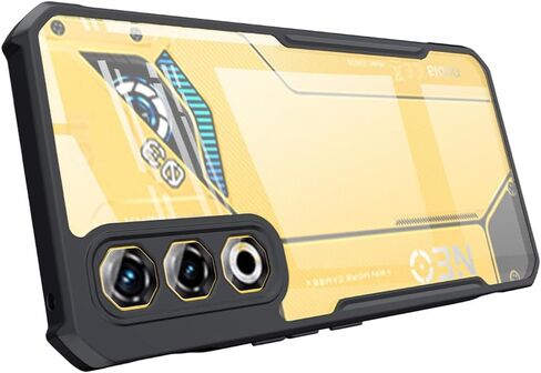 QUIETIP Case Compatible with Nubia Neo 3 GT/Neo 5 Pro with Screen Protector,Clear Hard PC Shockproof Protective Cover,Black in Saudi Arabia