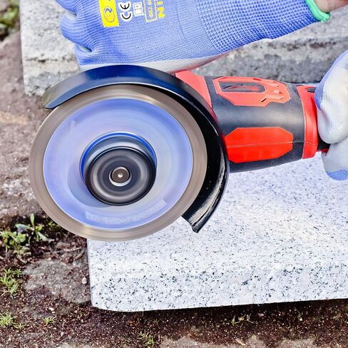 S&R Turbo Diamond Cutting Disc 180 mm / 7 Inch (180 x 10 x 22.2 / 15.88 mm), with Rhombus Hole and Reducer 22.23 mm to 15.88 mm Bore, for Concrete, Brick, Masonry, Tiles in Saudi Arabia
