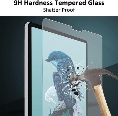 Ambison [2 Pack Tempered Papered Glass Screen Protector for iPad Air 11 M2 2024&iPad 10th Generation 10.9inch 2022, Smooth/Anti-Glare,/9H Tempered Glass Film with Alignment Frame/Writing as Paper with Matte Glass Surface in Saudi Arabia