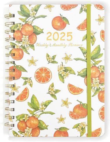 2025 Weekly Monthly Planner, Jan 2025 - Dec 2025 Planner, 2025 Month Calendar Month Planner, 8.4" x 6.1", Hardcover Planner in Saudi Arabia