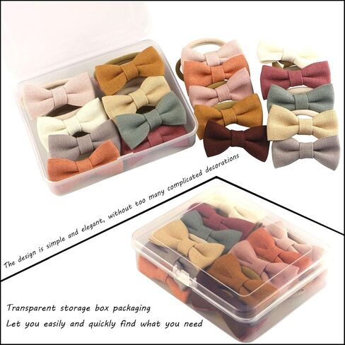54pcs Girls Hair Ties Bows and Flowers Ponytail Elastic Bands,No Damage Elastic Ponytail Holders Hair,Hair Bows No Slip Durable Fabric ponytail fixator Multicolor in Saudi Arabia
