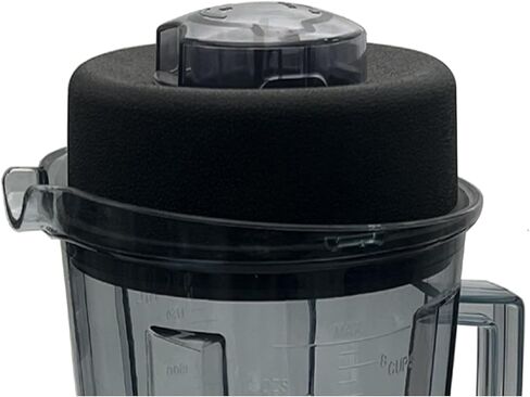 إبريق بديل مع ملحقات أجزاء الشفرة والغطاء، وعاء خلاط سعة 64 أونصة، متوافق مع Vitamix Vita-Prep 3 - موديل VM0101E وVitamix G-Series Professional 300/5200/5300 (وعاء بمقبض غير ناعم) in Kuwait