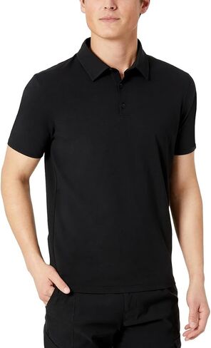 Kenneth Cole Men's 3-Button Slim Fit Knit Polo in Saudi Arabia