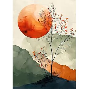 Auremi Landscape Diamond Art Kits for Adults Beginners,Full Drill Diamond Painting Kits 5D Round Diamonds Pictures Gem Art Painting Kits DIY Crafts Home Decor Gifts12x16 in