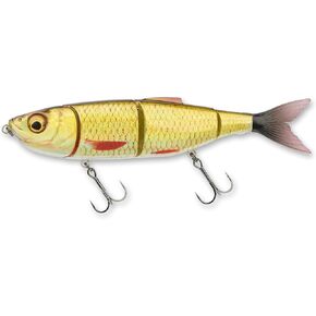 Savage Gear 4Play Pro Fishing Bait, 3/4 oz, Golden Shiner, Realistic Contours, Colors & Movement, Durable Construction, Rigged with SG ST36 Trebles, PHP Colors