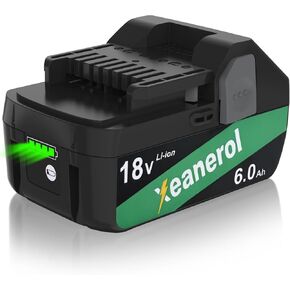 Upgrade 36V/18V 8.0Ah Lithium Ion Battery Replacement Compatible with Metabo HPT Multivolt Battery, 371751M 372121M BSL36A18 BSL36B18 Cordless Power Tools