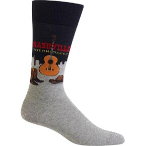 Hot Sox Men's Fun Famous Paintings Crew Socks-1 Pair Pack-Cool & Artistic Gifts