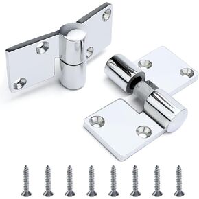 SHENGHUISS Boat Door Hinge Strap Marine Hatch Hinge Stainless Steel 316 6 Holes Casting Hinge w/Fasteners for Boat, RVs 3.5 inch x 1.4 inch 2 Pack