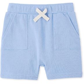 The Children's Place Baby Girls' and Toddler Tie Front Denim Pull On Shorts