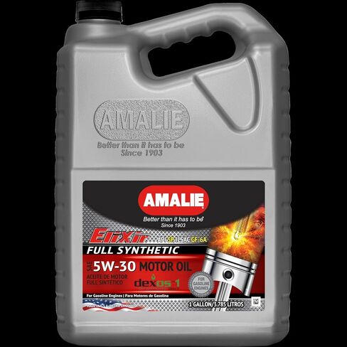 Amalie Elixir Full Synthetic 5W-50 Motor Oil (160-75716-56) 1 Quart Bottle, Pack of 12 in Saudi Arabia