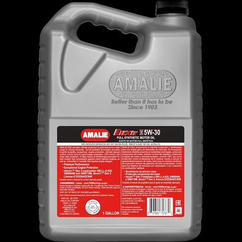 Amalie Elixir Full Synthetic 5W-50 Motor Oil (160-75716-56) 1 Quart Bottle, Pack of 12 in Saudi Arabia
