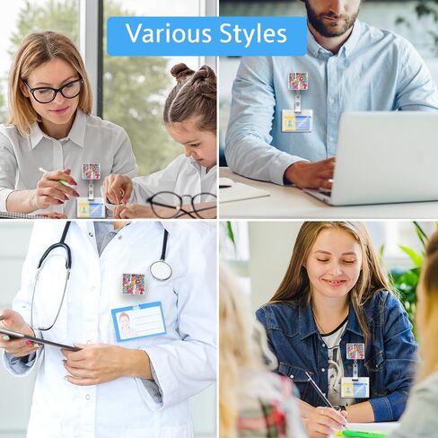 بكرة شارة مضحكة من AGMDESIGN Stay Sharp، بكرة شارة معرف الممرضة اللطيفة قابلة للسحب، هدية لطبيب Phlebotomist PICC الممرضة والعامل في الرعاية الصحية RN MA in Saudi Arabia