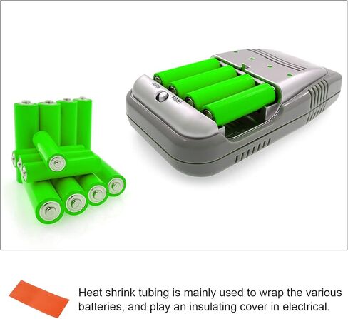 Heat Shrink Tube Thin PVC Battery Wrap, [for Electrical 18650, DIY Battery] - 29.5mm Flat 72mm Long/Clear / 20 Pcs in Saudi Arabia