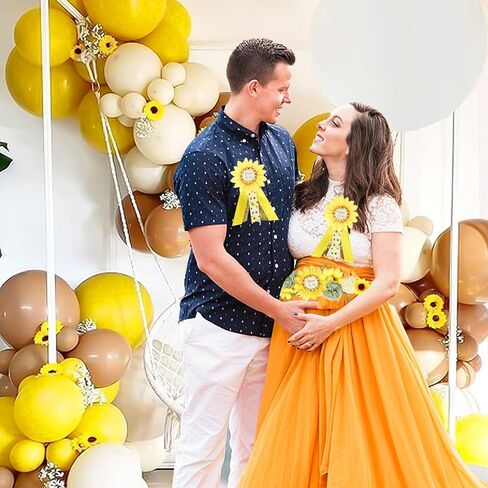 Under The Sea Baby Shower Maternity Sash Kit - Ocean Animal Baby Shower Belly Belt and Mom to Be & Dad to Be Corsage Pins, New Parents Pregnancy Photo Props Party Supplies in Kuwait