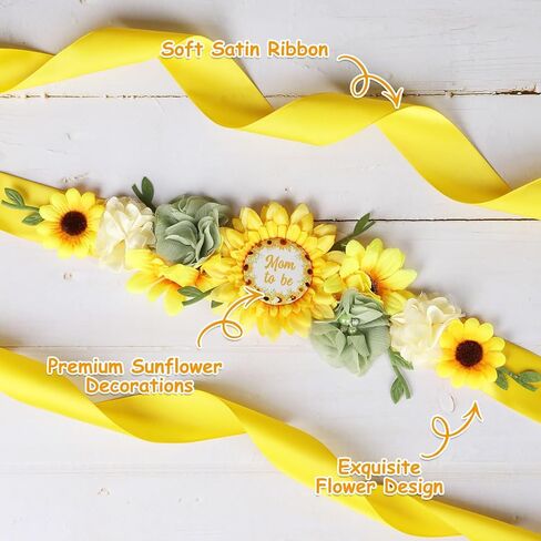 Under The Sea Baby Shower Maternity Sash Kit - Ocean Animal Baby Shower Belly Belt and Mom to Be & Dad to Be Corsage Pins, New Parents Pregnancy Photo Props Party Supplies in Kuwait