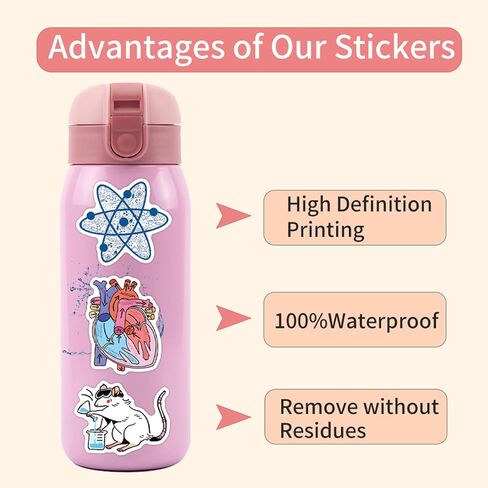 110PCS Teacher Stickers, Non-Repeating Funny Teacher Stickers Waterproof Meme Stickers for Teachers Gift Vinyl Decals Cute Stickers Gifts for Laptop Water Bottles Phone in Saudi Arabia