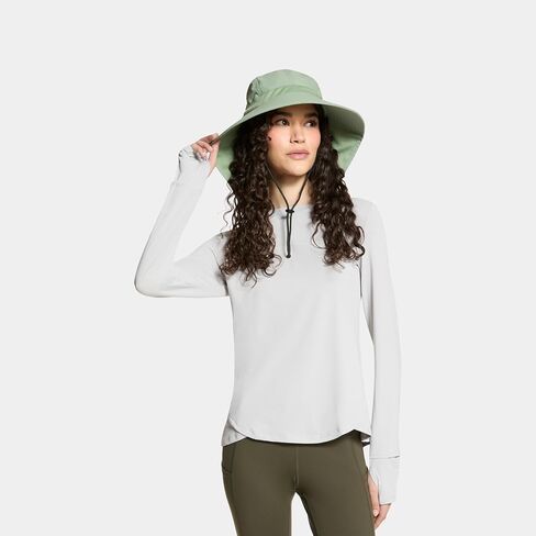 MISSION Cooling Sun Defender Hat, Navy - Unisex Wide-Brim Hat with Nape for Men & Women - Lightweight & Durable - Cools Up to 2 Hours - UPF 50 Sun Protection - Machine Washable in Saudi Arabia