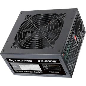 700W Gaming PC PSU, 12V Power Supply for PC Computers with 120 mm Silent Fan, Non-Modular PSU