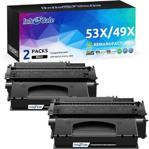 INK E-SALE Compatible Q5949X Q7553X Toner Cartridge Replacement for HP 49X Q5949X 53X Q7553X (Black 2Pack) for use in HP LaserJet P2015dn P2015 P2015d 1320 1320n 3390 3392 M2727nf P2014 P2010 Printer