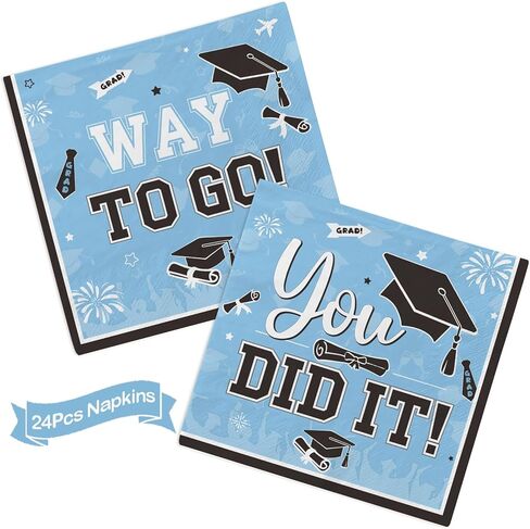 183 قطعة باللونين الأحمر والأسود 2024 ديكورات التخرج لوحات ومناديل التخرج 2024 لوازم حفلات التخرج 2024 ديكورات حفلات التخرج ديكورات التخرج فئة 2024 in Kuwait