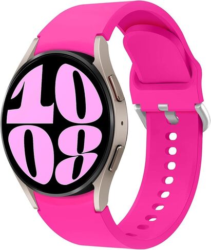 Galaxy Watch 7/6/5/4/FE Band 40mm 44mm,for Samsung Galaxy 6/4 Classic Band 47mm 43mm 46mm 42mm Women Men,Soft Silicone Sport Strap Galaxy Watch 5 pro 45mm,No Gap Replacement Wristband Bracelet Correa in Kuwait