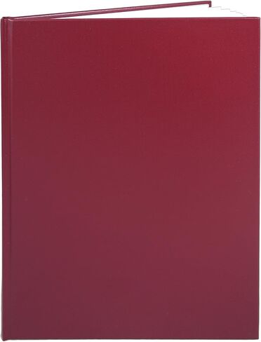 BookFactory Large Black Blank Book/Blank Notebook/Unruled Notebook - 96 Pages Blank Format 8 7/8" x 11 1/4" Black Imitation Leather Cover Section Sewn Hardbound (BLA-096-LBS-A-LKT00) in Saudi Arabia