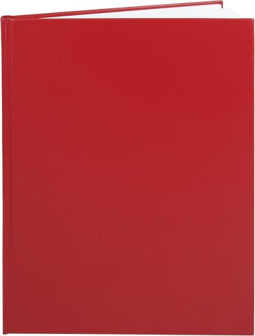 BookFactory Large Black Blank Book/Blank Notebook/Unruled Notebook - 96 Pages Blank Format 8 7/8" x 11 1/4" Black Imitation Leather Cover Section Sewn Hardbound (BLA-096-LBS-A-LKT00) in Saudi Arabia