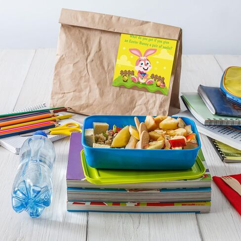 TecUnite 80 Pcs Valentine's Day Joke Cards Kids Lunchbox Jokes Riddle for Fun Holiday Lunch Box Joke Cards for Valentine's Day Party Game in Kuwait