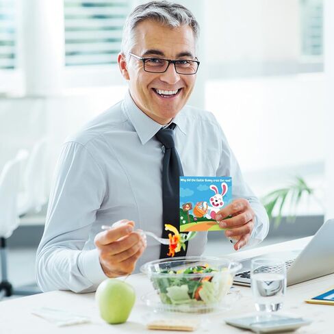 TecUnite 80 Pcs Valentine's Day Joke Cards Kids Lunchbox Jokes Riddle for Fun Holiday Lunch Box Joke Cards for Valentine's Day Party Game in Kuwait