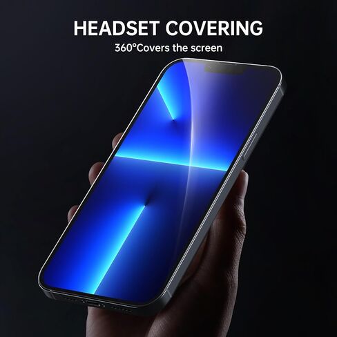 3 Pack for iPhone 15 Pro Max 6.7 inch Tempered Glass Screen Protector, Dust free CABIN, Auto Positioning, Bubble Free, Privacy Protection, Easy Installation, Tempered glass in Saudi Arabia