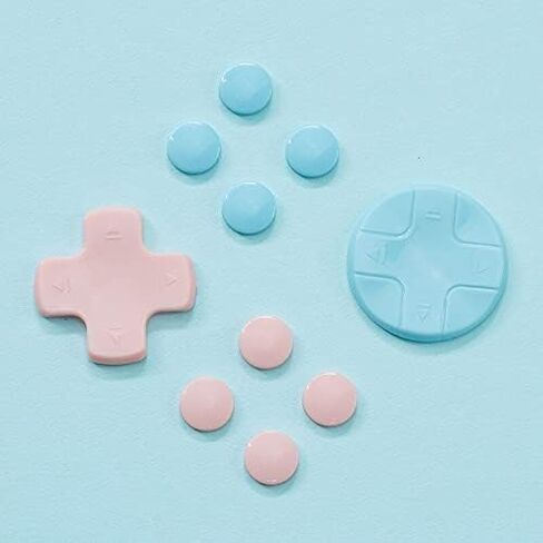 ABXY Button Sticker D-pad Move Direction Key Cross Button Cover Cap Thumb for Nintendo Switch NS Joy-con Controller (Color 2) in Kuwait