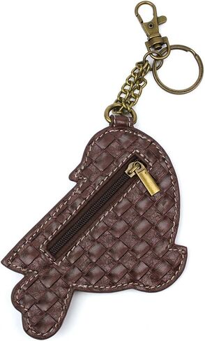 CHALA Tropical Flamingo Whimsical Inspired Key Chain Coin Purse Leather Bag Fob Charm in Saudi Arabia