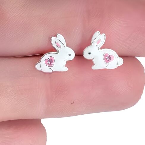 SAE99 عيد الفصح .925 أقراط من الفضة الاسترليني صغيرة جدًا (خالية من النيكل) in Kuwait