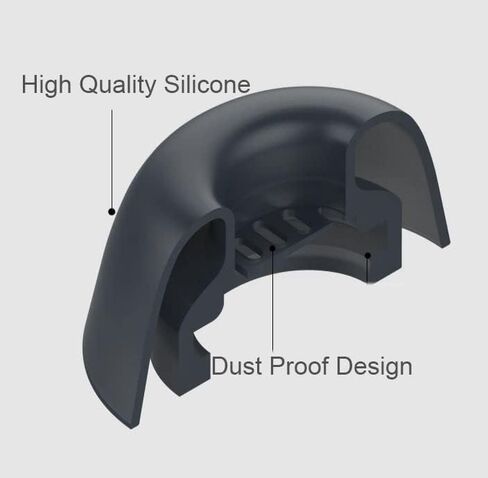 أطراف أذن متوافقة مع سماعات أذن Pixel Buds Pro، 6 أزواج بأحجام صغيرة/متوسطة/كبيرة من السيليكون الناعم أطراف أذن بديلة متوافقة مع Pixel Buds Pro، أسود in Saudi Arabia
