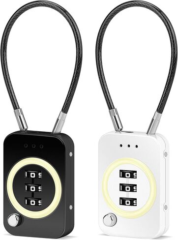 Linkidea 5 Pack Backpack Locks Zipper, Bulk Pack, Wholesale Multi-Pack Mini Combo Luggage Small Zipper Locks, Multi-Purpose with 3 Digit Password for Backpack Baggage Outdoor Camping in Saudi Arabia