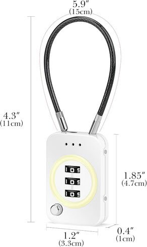 Linkidea 5 Pack Backpack Locks Zipper, Bulk Pack, Wholesale Multi-Pack Mini Combo Luggage Small Zipper Locks, Multi-Purpose with 3 Digit Password for Backpack Baggage Outdoor Camping in Saudi Arabia