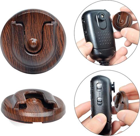 Universal Ham CB Radio Microphone Hanger, Round Knob Mic Holder Mount with Adhesive Back for Motorola HLN9073B CDM1250 CDM750 GM300 M1225 GM3688 Kenwood TK768G TK868G TM471A (Pack of 1 Camo Color) in Kuwait