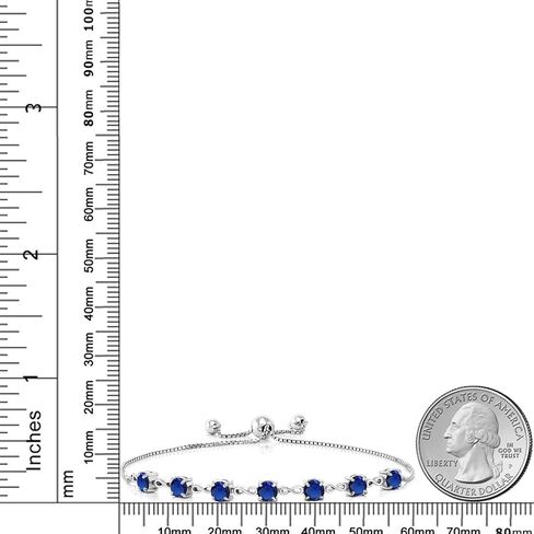 Gem Stone King 925 Sterling Silver Purple Amethyst Infinity Tennis Bracelet For Women (2.31 Cttw, Gemstone February Birthstone, Round 4.5MM, Fully Adjustable Up to 9 Inch) in Saudi Arabia