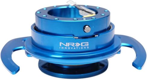 NRG Innovations NRG-SRK-700BK GEN 4.0 محول مجموعة أدوات التحرير السريع لعجلة القيادة، جسم أسود/حلقة سوداء مع مقابض وأنماط مسمار 6x70 و6x74 مم in Saudi Arabia