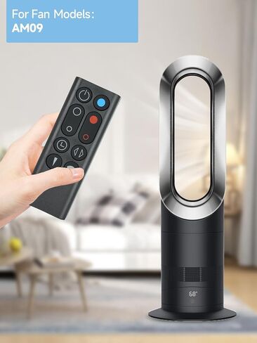 New Replacement Remote Control for Dÿson AM09 Hot + Cool Heater Tower Fan (White) in Kuwait