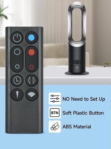 New Replacement Remote Control for Dÿson AM09 Hot + Cool Heater Tower Fan (White) in Kuwait