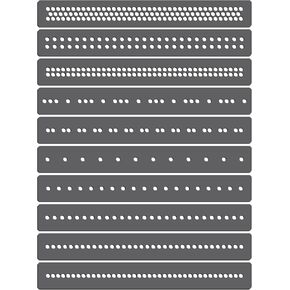 Rhinestone Genie Lines Magnetic Rhinestone Template, Black