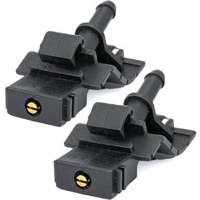 Click&Fit Windshield Washer Nozzles compatible with Toyota Highlander 07-23, Tundra 06-23, Corolla Camry RAV4 4Runner 10-23 Prius 10-15 Sequoia 08-20, Lexus Wiper (Adjustable)