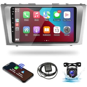 Naifay Car Radio for Toyota Camry 2006 2007 2008 2009 2010 2011 with Wireless Carplay & Android Auto, 2+32G 9" IPS Touch Screen Car Stereo for Camry with Bluetooth/GPS/WiFi/SWC/Split Screen/Camera in Kuwait