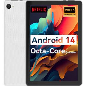 Android Tablet, 10.1 Inch Touch Screen Tablet, Octa Core Tablet with Dual Cameras, 8GB RAM 64GB ROM 1TB Expand Android 14 Tablet, Tablet with 2.4G+5G WiFi, Bluetooth, 5000mAh Battery