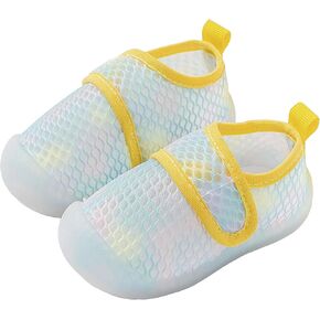 ihuan Baby Toddler Water Shoes Sandals Infant Boys Girls Kids Swim Beach Pool Quick Dry Non-Slip Breathable Barefoot for Summer Surf River