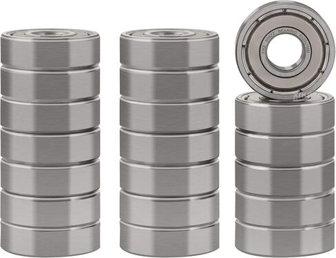 XiKe 100 Pcs 608ZZ Skateboard Bearings,Double Metal Seal Bearings 8x22x7mm,Deep Groove Ball Bearings. in Saudi Arabia