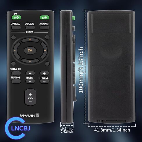 New RM-ANU159 Replacement Remote Compatible with Sony Sound Bar HT-CT60 /C SA-CT60 SA-CT60 in Kuwait