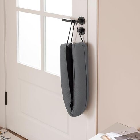 سدادة باب شديدة التحمل مقاس 38 بوصة، عازلة للصوت لحشو الفجوة تحت الباب، 2.2 رطل، مانع ختم أسفل الباب للأضواء والهواء والضوضاء، رمادي in Kuwait